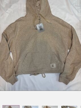 Savage X Fenty Beige Drawstring Hoodie